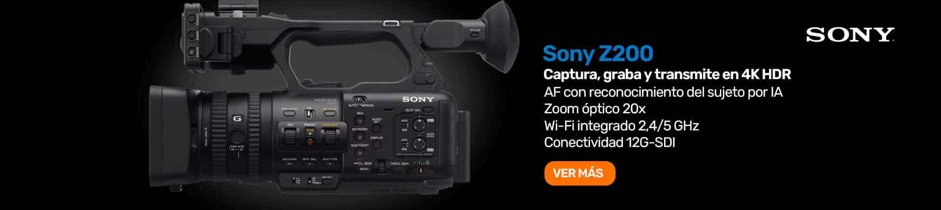 Sony PXW-Z200 cámara ENG 4K